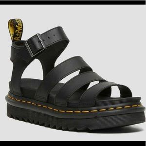 Blaire Doc Marten’s Gladiator Black Sandals Size 8